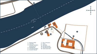 Das Klostergut Paradies liegt idyllisch am Rhein, zwischen Schaffhausen und Diessenhofen