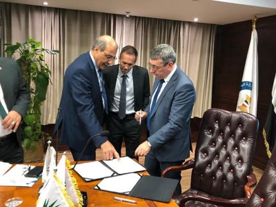 Signing joint venture of GF Piping Systems with Corys Investments LLC and Egypt Gas