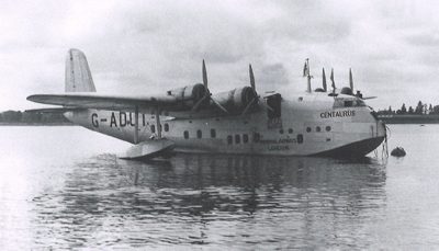 Ein Short Empire Flugboot «Centaurus».