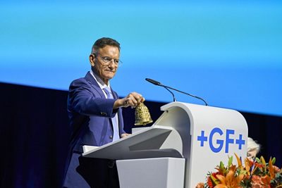 129th Annual Shareholders' Meeting of Georg Fischer AG at the IWC Arena in Schaffhausen (Switzerland)