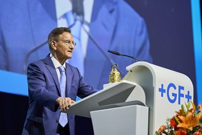 129th Annual Shareholders' Meeting of Georg Fischer AG at the IWC Arena in Schaffhausen (Switzerland)