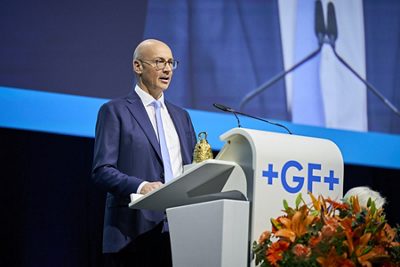 129th Annual Shareholders' Meeting of Georg Fischer AG at the IWC Arena in Schaffhausen (Switzerland)