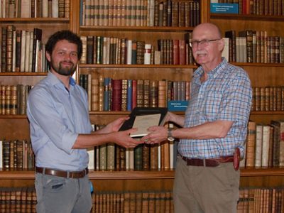Droste donation hand-over