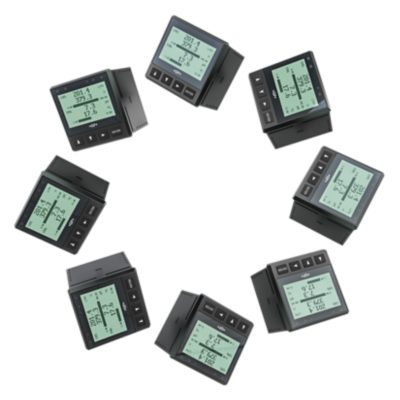 GF controller/transmitters with Modbus and six-channels in a circle