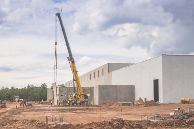 August 2016 - Start of Construction of the new Production Location in Mills River