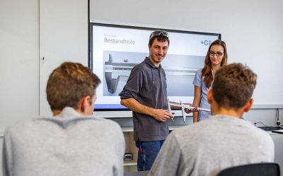 Apprenticeship class at GF Casting Solutions Herzogenburg