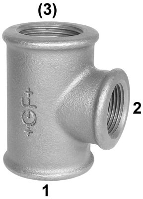 Corrosion Resistant Tee Wye and Cross Pipe Fitting for Multi-Line Distribution in Chemical Piping Systems