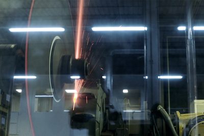 Cut-off, finishing & heat treatment