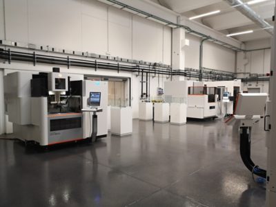 Machining area