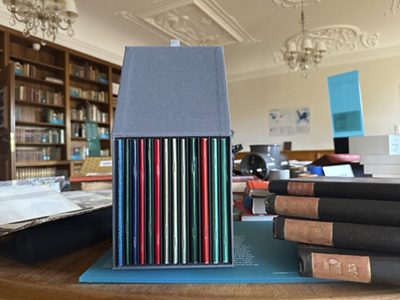 All thirteen volumes in the slip case.