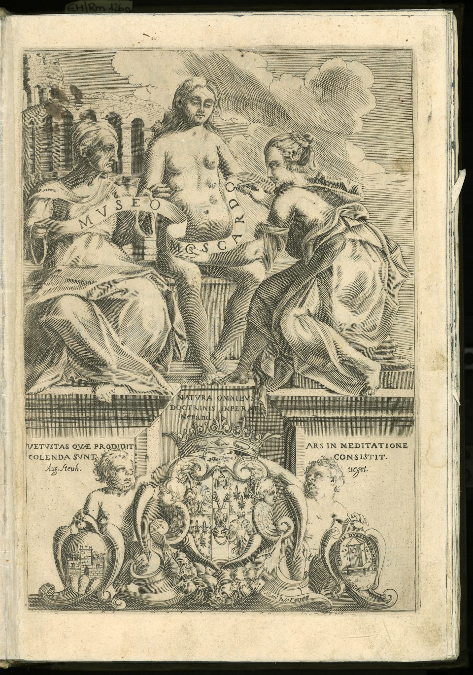 The frontispiece of Moscardo’s catalogue.