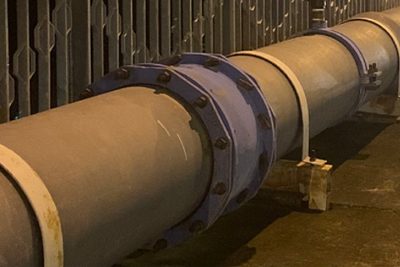 Previous coupler at the Rach Rop 1 Bridge in Ho Chi Minh City.