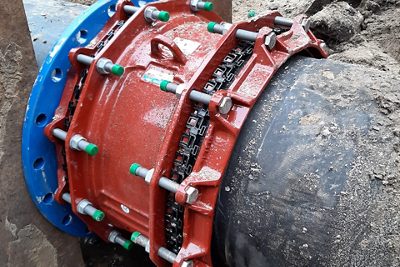 By pre-installing MULTI/JOINT® on the pipe ends, significant time was saved.