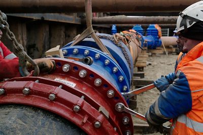 By pre-installing MULTI/JOINT® on the pipe ends, significant time was saved.