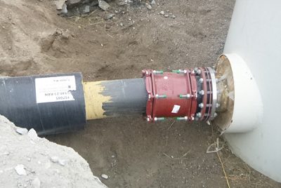 By pre-installing MULTI/JOINT® on the pipe ends, significant time was saved.