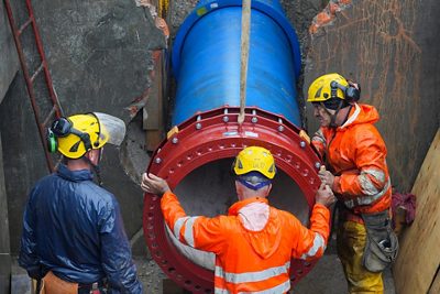 By pre-installing MULTI/JOINT® on the pipe ends, significant time was saved.