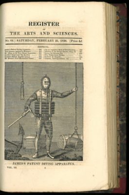 A very modern looking diving suit.