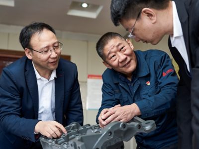  GF is working with leading truck maker Sinotruk on the construction of next-generation vehicles.