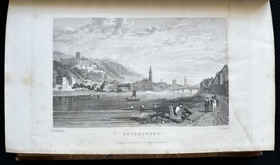 Heidelberg viewed from the North bank of the River Neckar.