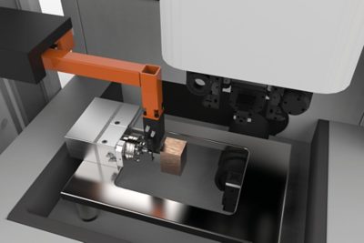 B-axis for Wire-cutting EDM (wire EDM)