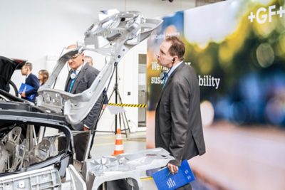 GF Captial Markets Day 2022 im BKS Trainingscenter bei GFPS, Schaffhausen, Schweiz für Georg Fischer AG fotografiert am Tuesday, 27.09.2022. (Georg Fischer AG/Julius Hatt)