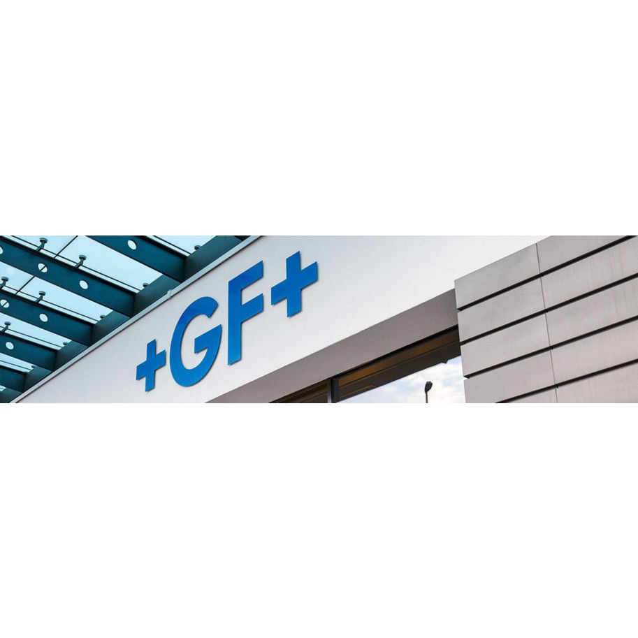 GF logo on the headquarters building