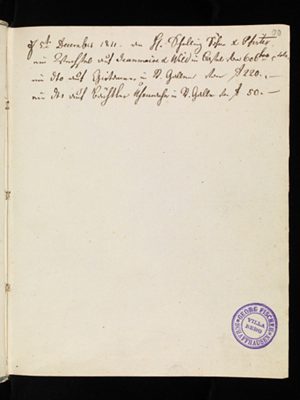 Korrespondenzbuch JC Fischer