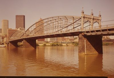 Smithfield Street Bridge, Spanning Monongahela River on Smithfield Street, Pittsburgh, Allegheny County, PA (Library of Congress Prints and Photographs Division Washington, D.C