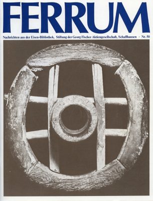 Ferrum 50/1979, Cover