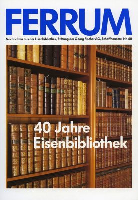 Ferrum 60/1988, Cover