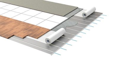The Uponor Siccus 16 dry underfloor radiant heating system allows direct flooring on the EPS board, eliminating several steps in installation. At the same time, its low installation height of just 20 mm and lightweight construction makes it a real problem-solver in the renovation sector. Source: GF Building Flow Solutions