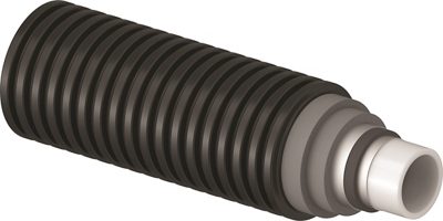 The new Ecoflex VIP pipe in the larger diameter 140 mm is designed to serve the growing demand for medium to large-scale heating and cooling solutions. As the pipe is delivered in coils, it requires less joints throughout the network, which leads to more reliable installations. The pipe provides installation time savings up to 60% compared to steel pipes, and easier handling, even in confined spaces. Source: GF Building Flow Solutions