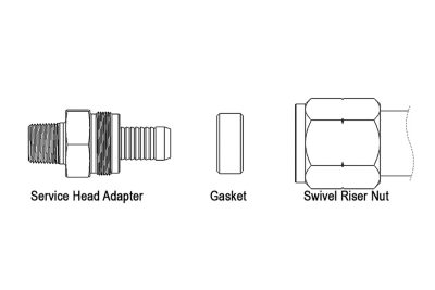 Surseal Service Head Adapter Diagram