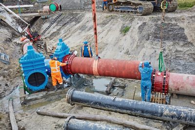 GF assures quality for long-lasting infrastructure for critical water connections utility applications. Source: GF