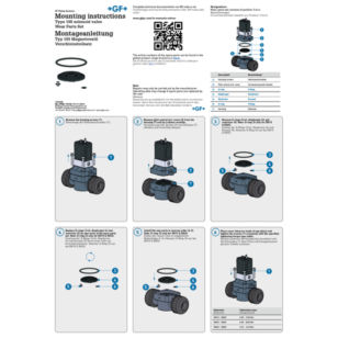 Instruction Manual Solenoid Valve Type 165 wear parts set  (DE, EN)