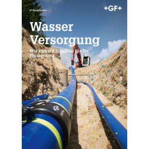 Wasser Versorgung Broschüre