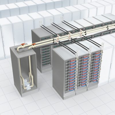 The Data Hall of a Data Center