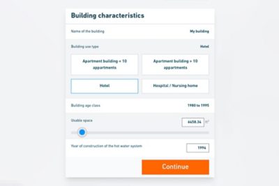 Hot Water Calculator Tool