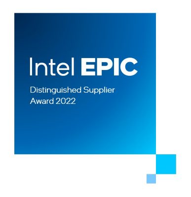 Intel Distinguished Supplier Award 2022 Insignia