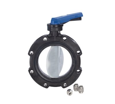 The new Butterfly Valve 565 Lug-Style can be used as an end valve and provides flexibility thanks to customizable inserts. 