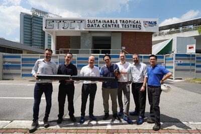 GF Piping Systems visiting the Sustainable Tropical Data Center Testbed under construction in Singapore