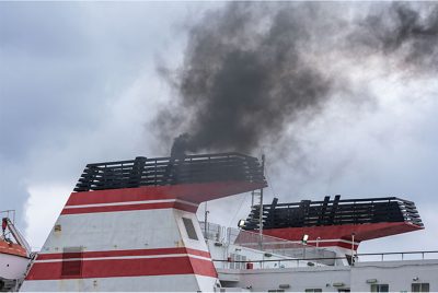 Cruise ship emissions