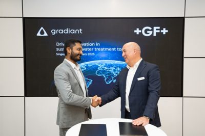 GF Piping Systems and Gradiant partner up to drive  innovation for sustainable water treatment