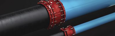 Two MULTI/JOINT fittings for different pipe sizes
