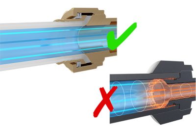 Pipe-in-pipe system without water pockets