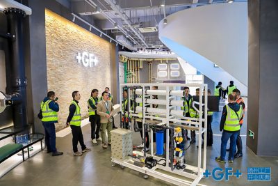 The opening ceremony of the GF Piping Systems site in Yangzhou, which brought together local government representatives, customers, employees, business partners and GF leaders, took place on 24 April 2023.