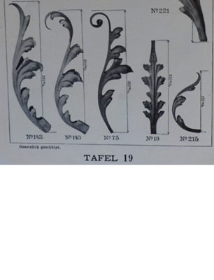 Table 19: Example of ornaments