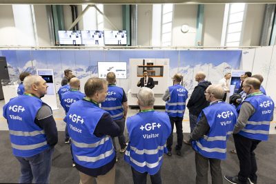 Live demonstration visitors Global Solutions Days Losone