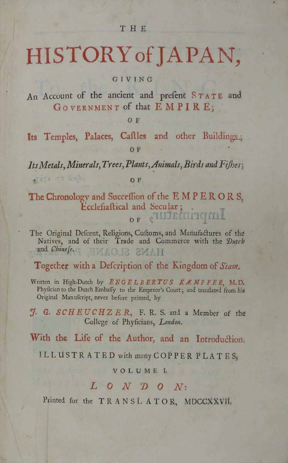 Title page, english