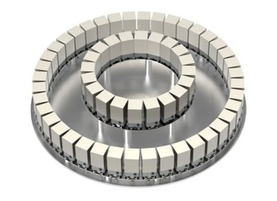 Magazine configuration - 60 positions